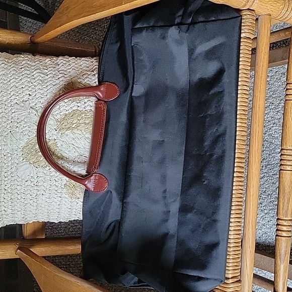 Francisca black, foldable tote/travel bag - Picture 3 of 9